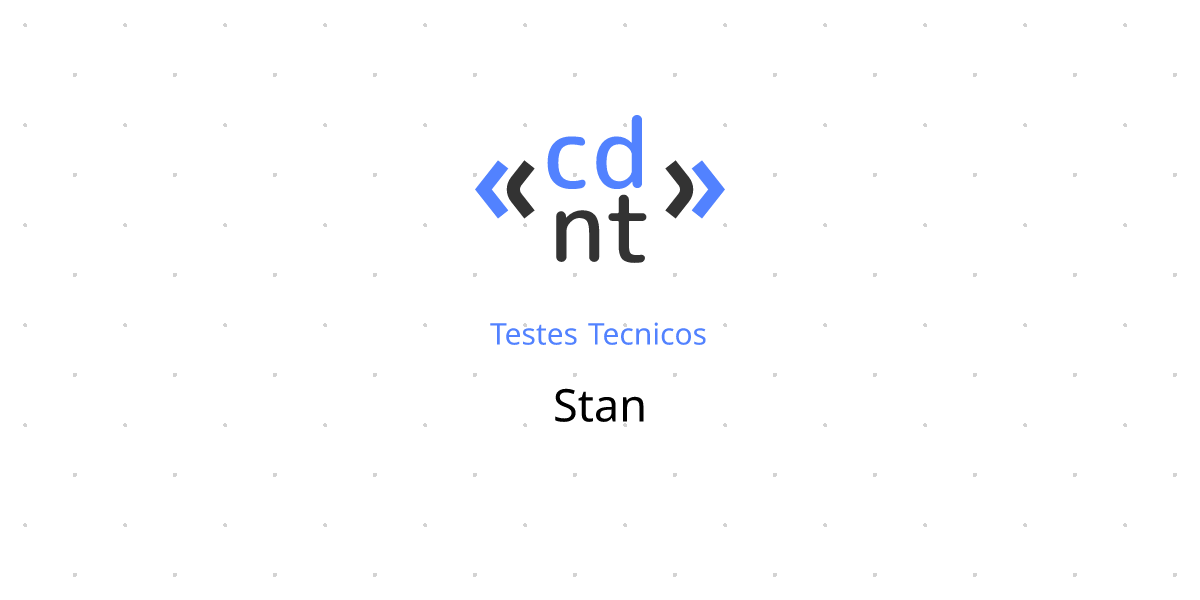 Teste técnico: Stan. | Codante.io